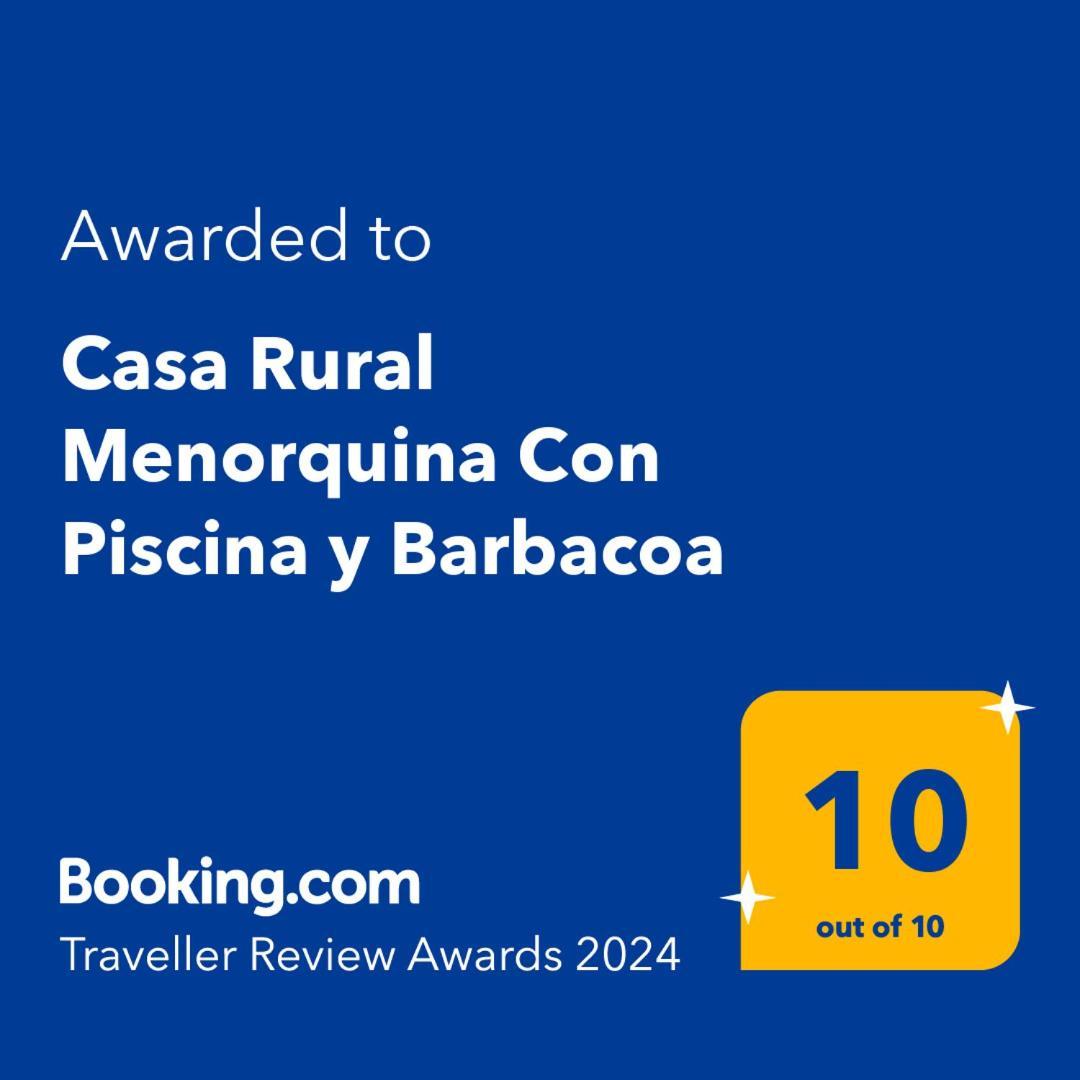 Casa Rural Menorquina Con Piscina Y Barbacoa Sant Climent Eksteriør bilde