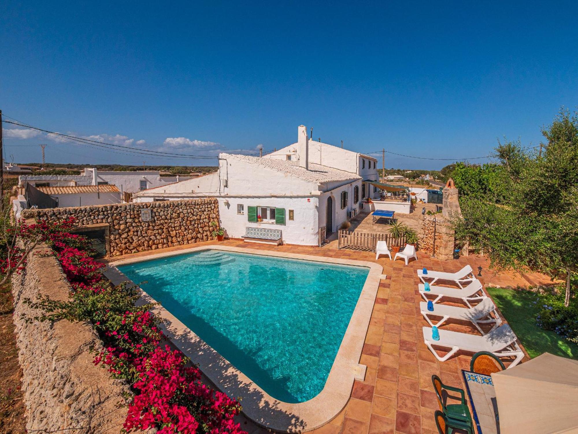 Casa Rural Menorquina Con Piscina Y Barbacoa Sant Climent Eksteriør bilde