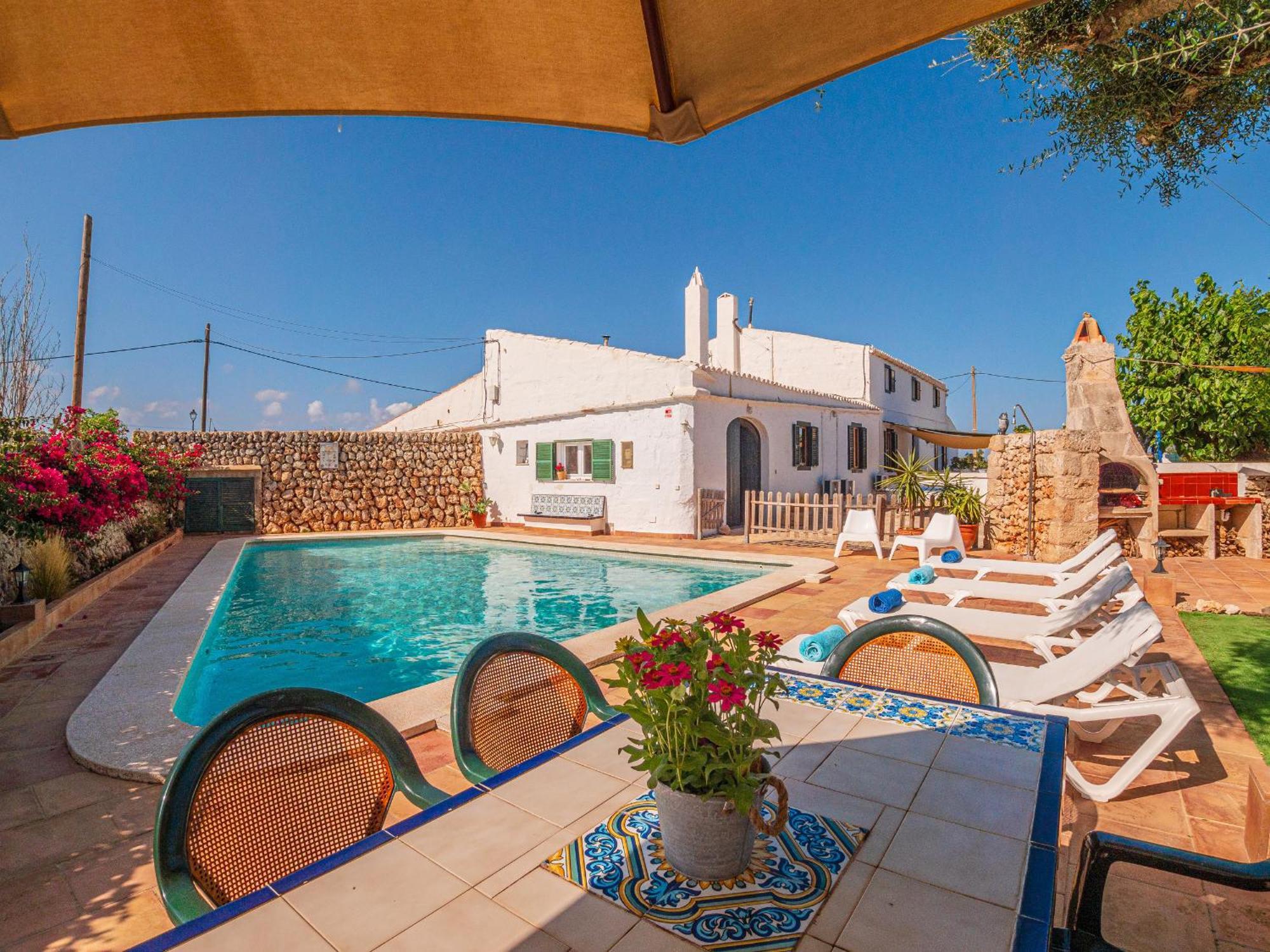Casa Rural Menorquina Con Piscina Y Barbacoa Sant Climent Eksteriør bilde