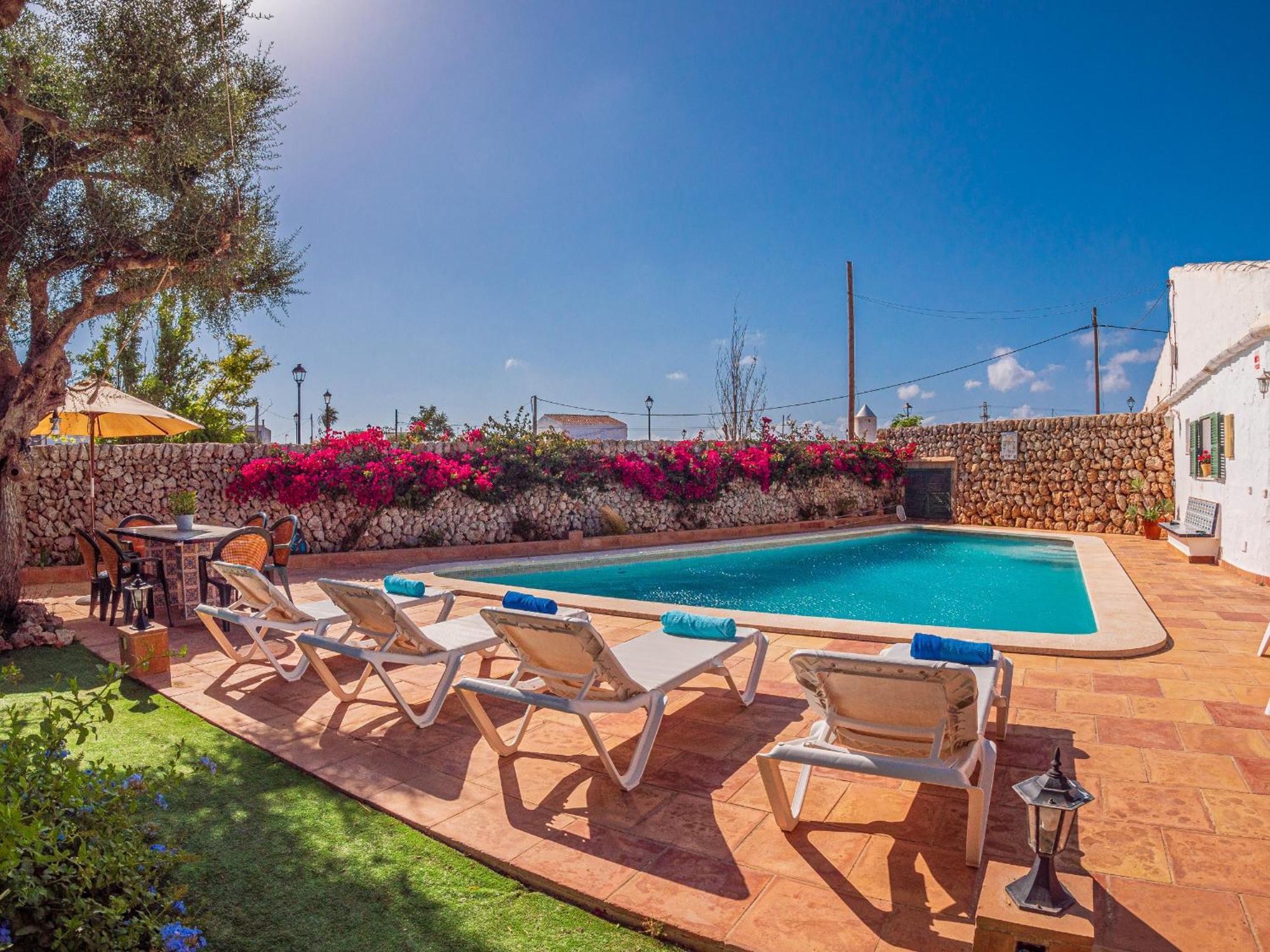 Casa Rural Menorquina Con Piscina Y Barbacoa Sant Climent Eksteriør bilde